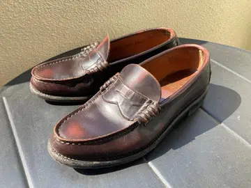 REGAL 다크 브라운 가죽 로퍼