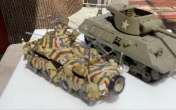 프라모델 탱크 완성품 세트