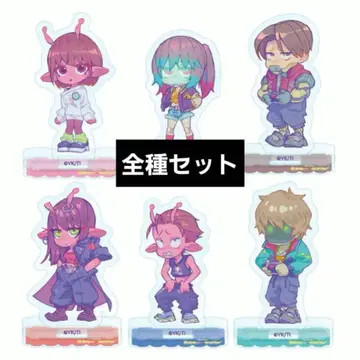 전종 세트 은하 특급 밀키 서브웨이 미니 캐릭터 스탠드