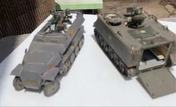 프라모델 탱크 완성품 세트