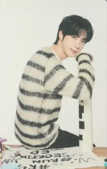 BTS 미니 포토 카드 진 런석진 11/15