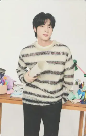 BTS MINI PHOTO CARD JIN RUNSEOKJIN 10/15