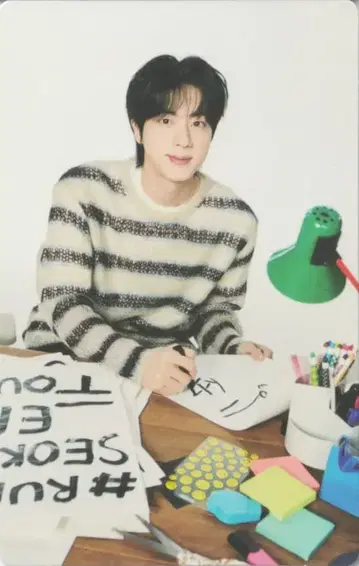 BTS MINI PHOTO CARD JIN RUNSEOKJIN 9/15