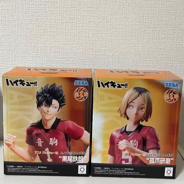 하이큐!! 쿠로오 테츠로 코즈메 켄마 피규어 2점 세트 미개봉