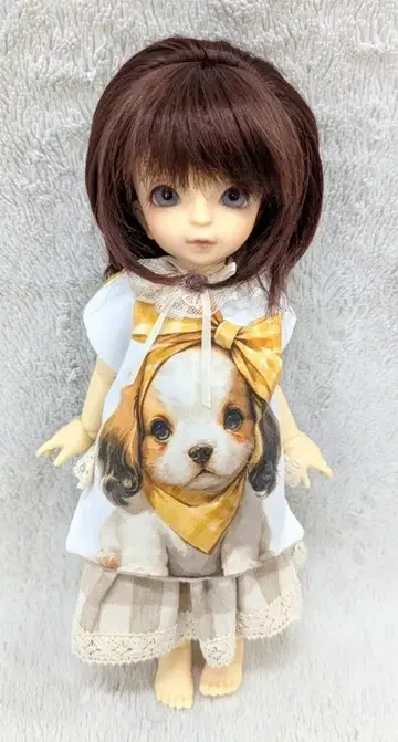 히메카즈라 MAD1006-33B/S 볼륨 헤어 숏 다크 브라운 S