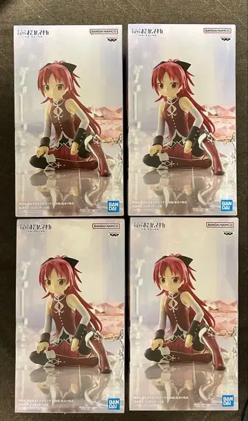 마도카 마기카 피규어 사쿠라 쿄코 4점