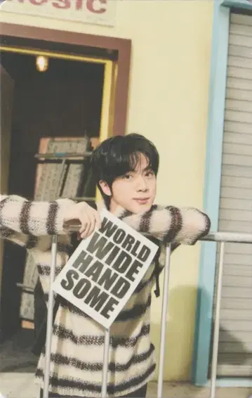 BTS MINI PHOTO CARD JIN RUNSEOKJIN 3/15