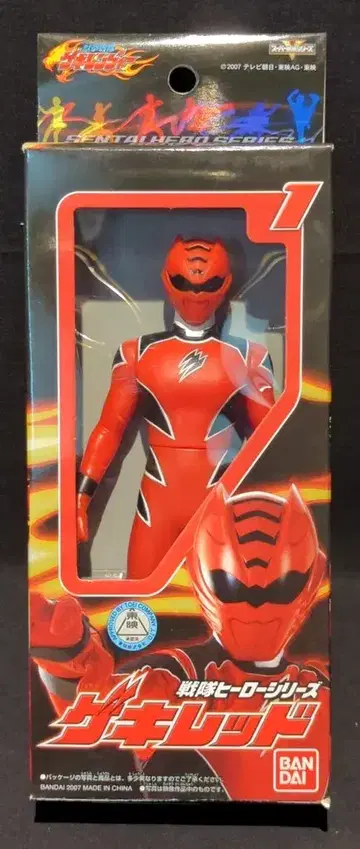 반다이 슈퍼전대 히어로 시리즈 수권전대 게키렌쟈 게키레드 1