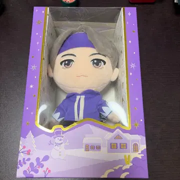 TinyTAN V 봉제 인형 Purple Holidays