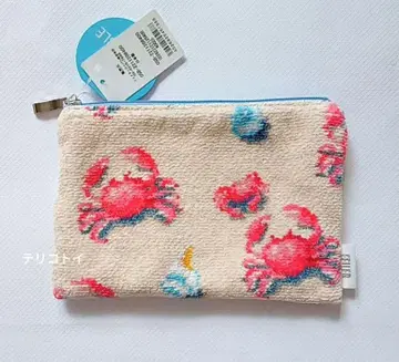 FEILER 페이러 온더선데이비치 파우치 게 새상품 스몰 사이즈