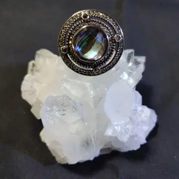 실버 925 미스티 쿼츠 마카사이트 반지