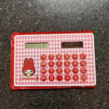 My Melody 계산기 빨간색 산리오
