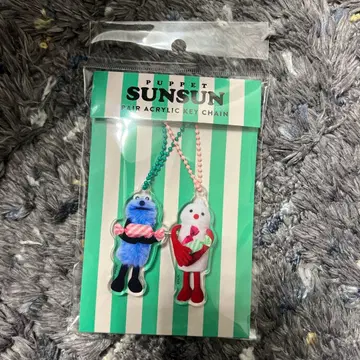 퍼펫 순순 페어 아크릴 키링 캔디 스토어 논논 순순