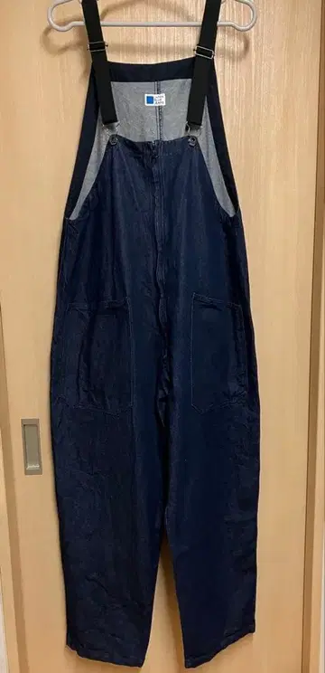 일본제 JAPAN BLUE JEANS 네이비 인디고 오버롤 M