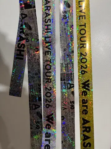 [ 고품질 ] ARASHI LIVE TOUR 2026 은색 테이프