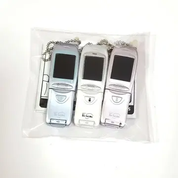 휴대폰 컬렉션 docomo 리아소트 D502i 가챠 3종 세트