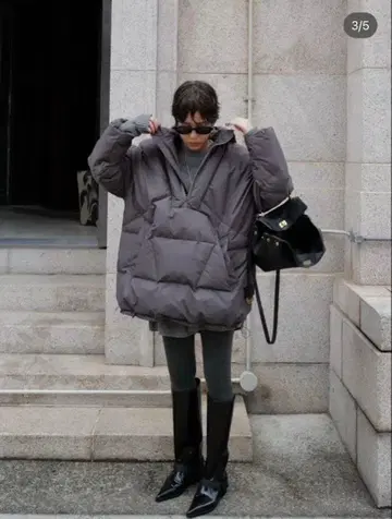 machatt 새상품급 아노락 다운 코트 그레이