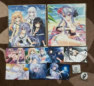 미사용 Summer Pockets 캐릭터 굿즈 묶음 판매