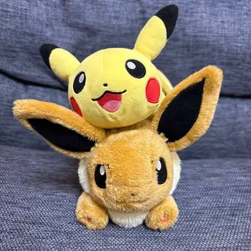 피카츄 이브이 포켓몬 센터 봉제 인형