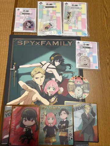 SPY x FAMILY 캐릭터 굿즈 세트