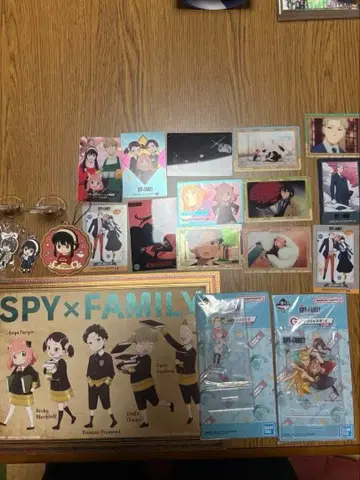 SPY x FAMILY 캐릭터 굿즈 세트