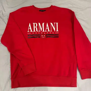 Armani Exchange 레드 맨투맨