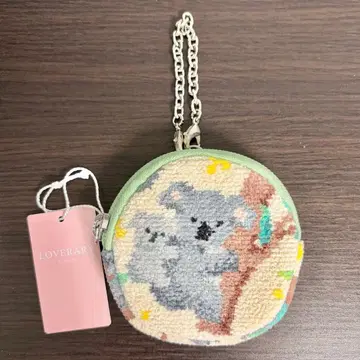 [ 새상품/양면 얼굴 ] 페이러 호노보노 코알라 서클 파우치