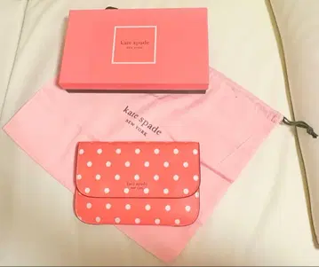 [미사용 새상품] kate spade 멀티 케이스 도트 무늬 멀티 파우치