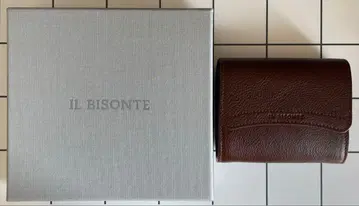 IL BISONTE 브라운 접이식 지갑