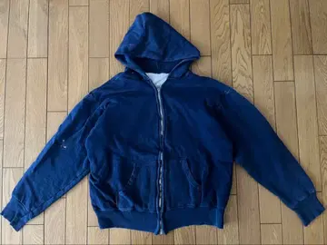 60s~빈티지 Unknown 빈티지 풀 집업 뒷면 써멀 후드티