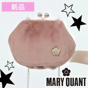[ 새상품 ] 마리 퀀트 마리쿠와 숄더백 핑크 퍼