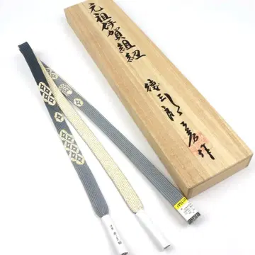 허리띠 도쿠사부로 고마이구미 칠보 블루 그레이