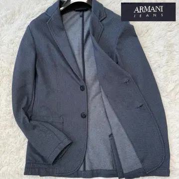 컨디션 최상/현행/L 아르마니진스 테일러드 자켓 바즈아이 네이비