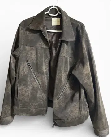 다크 브라운 레더 자켓