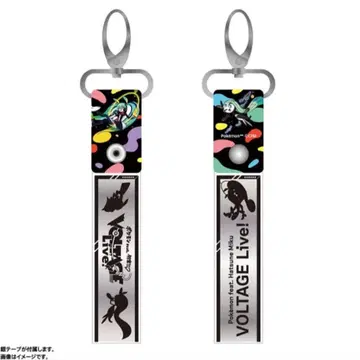 포케미쿠 포켓몬 하츠네 미쿠 은색 테이프 홀더