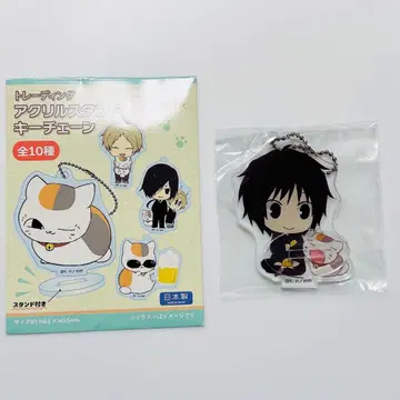 나츠메 우인장 트레이딩 아크릴 스탠드 키체인 냥코센세 타누마