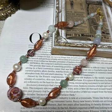 이탈리아제 베네치아 유리 목걸이 2031