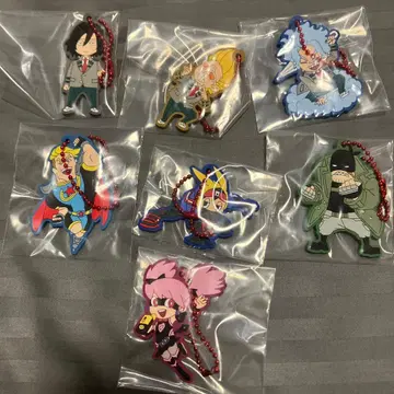 제일복권 비질란테 F상 러버 참 7종 세트 아이자와 야마다 시라쿠모