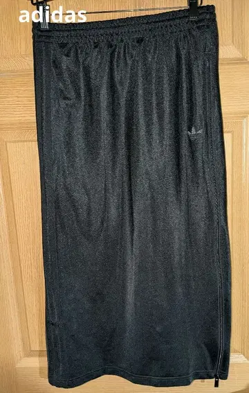 아디다스 파이어버드 집업 맥시 스커트 M