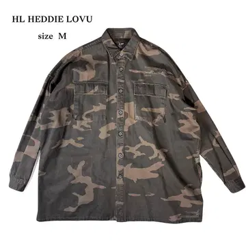 HL HEDDIE LOVU 에디 루브 긴팔 오버 셔츠 카모플라쥬