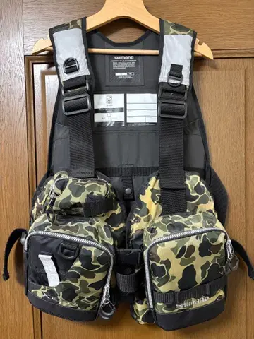 SHIMANO 구명 조끼 플로팅 베스트 카모플라쥬 프리 사이즈 낚시