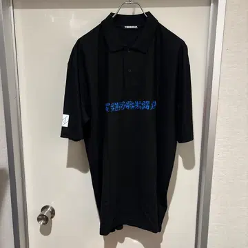 탕그램 블랙 피케 셔츠 XXL