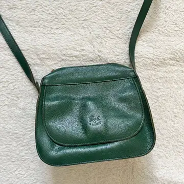 일비종떼 그린 가죽 숄더백