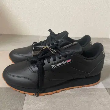 Reebok 리복 클래식 레더 스니커즈 27.0 코어 블랙