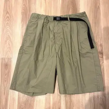 MUJI Labo 발수 스트레치 숏팬츠 올리브 XL 오바나 다이스케