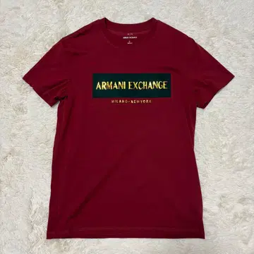 ARMANI EXCHANGE T셔츠 버건디 L 사이즈