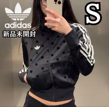 아디다스 도트 저지 상의 블랙 S