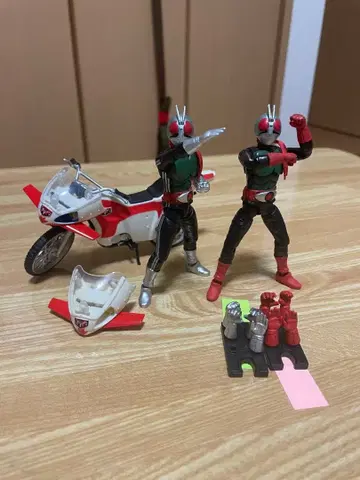 SHODO-X 가면라이더3 신1호 신2호 신사이클론호 세트