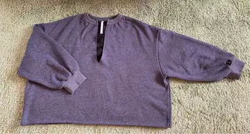 이시카와라보 상품 [디니테코리에] 그레이 크롭 속기모 맨투맨