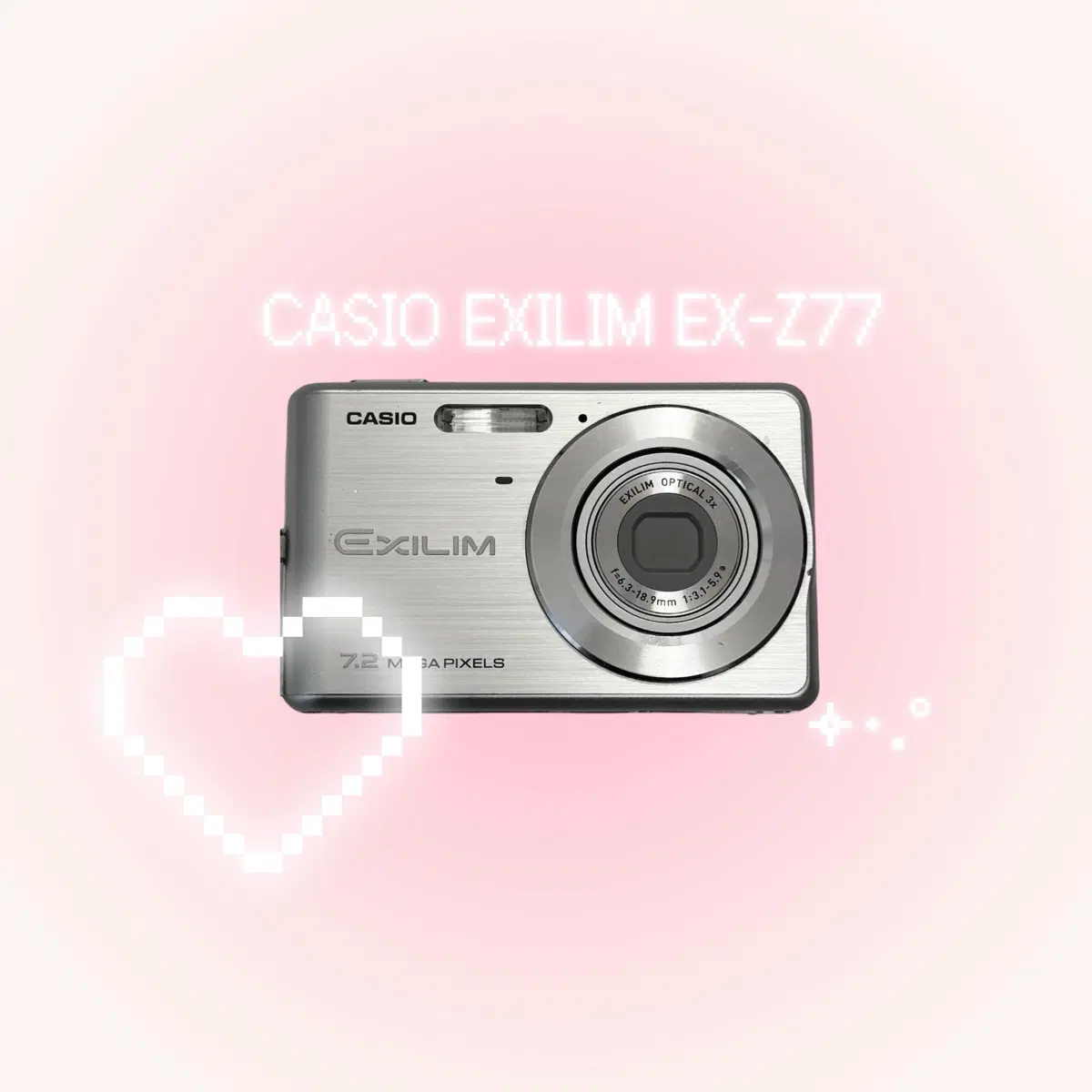 ◎【売り切り】CASIO EXILIM EX-Z77 シルバー コンパクトデジタル 